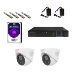 پکیج کامل دوربین مداربسته پیناکل PHC-2225W دو عددی