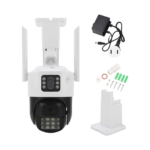 دوربین سیم کارتی چرخشی 8MP دو لنزه v380 PRO 4k پلاک خوان - تصویر 2