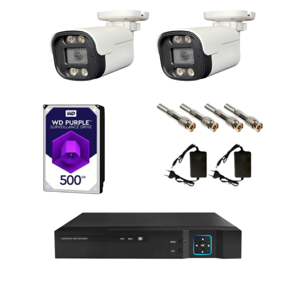 پک دوربین مداربسته 2 عددی هایکو مدل HI-223