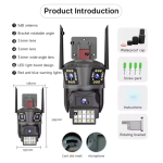 دوربین سیم کارت خور سه لنزه OKAM PRO-K200