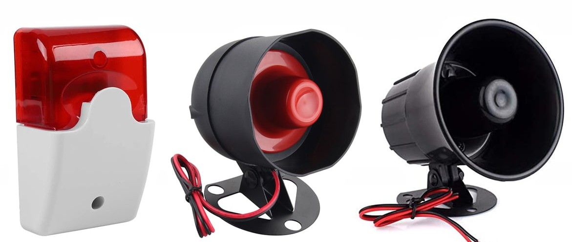 آشنایی با انواع آژیر و بلندگو دزدگیر اماکن 