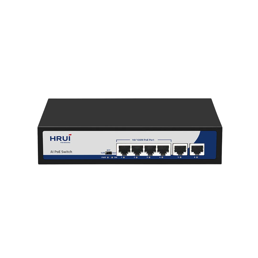 _ HR900-AF-42N HRUI سوئیچ شبکه PoE دارای ۴ پورت HR900-AF-42N HRUI - Image 1