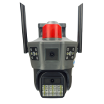 دوربین مداربسته بی‌سیم وای‌فای دو لنز مدل S39-WiFi با دید در شب رنگی - تصویر 3