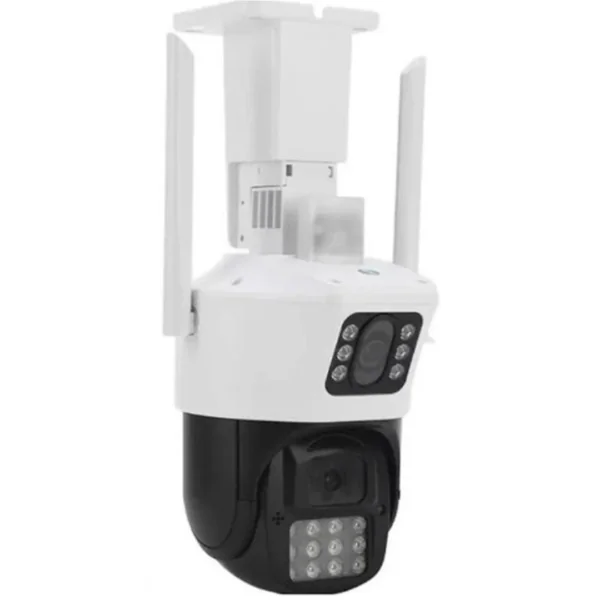 دوربین سیم کارتی چرخشی 8MP دو لنزه v380 PRO 4k پلاک خوان